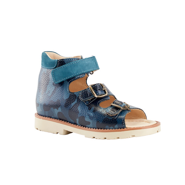 Сандали ортопедические Мега Ортопедик для мальчиков 051 19 28 синие.