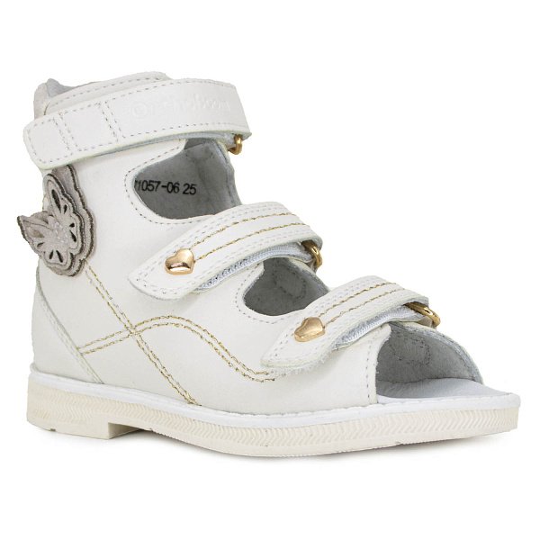 Сандали ортопедические Ортобум для девочек 71057-06 песочная бабочка.