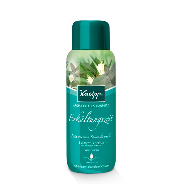 Kneipp Пена для ванн ароматическая с маслами эвкалипта и мяты 400 мл