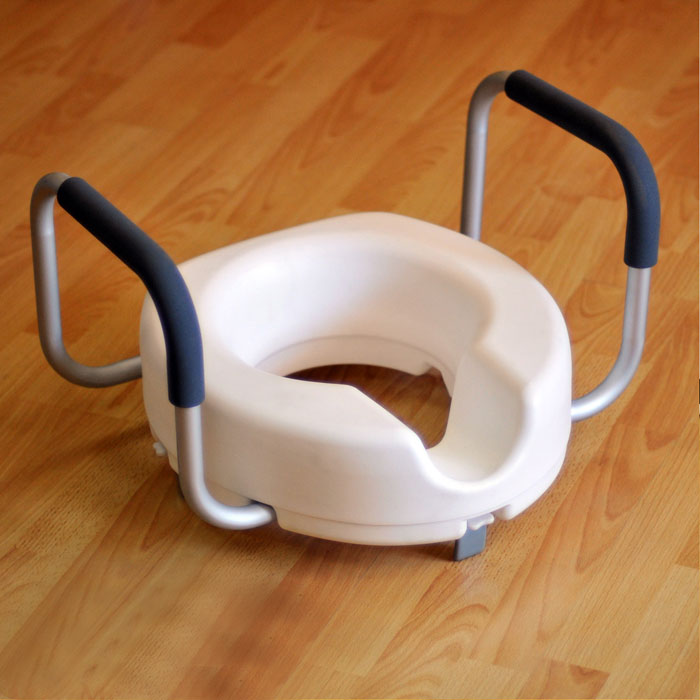 Насадка на унитаз для инвалидов с поручнями CF07-5508-1A