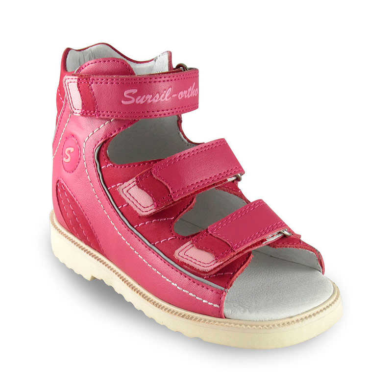 Сандали ортопедические Сурсил-Орто для девочек 15-242S темно-розовый