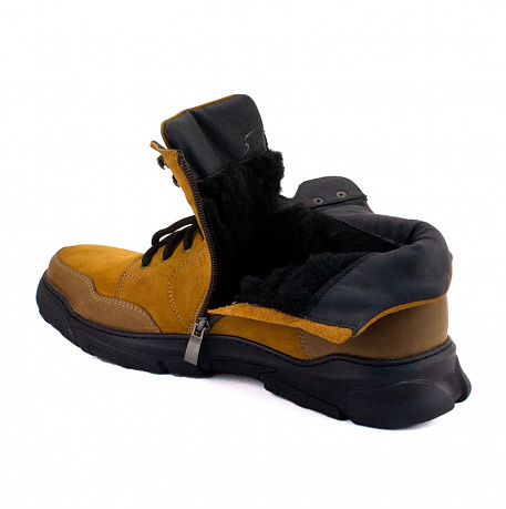 Ботинки Dr. Spektor с шерстью мужские Ш 58.31.42 коричневые. Изображение 4 из 4