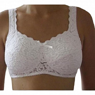 Бюстгальтер Ниночка для фиксации экзопротеза 45 белый.