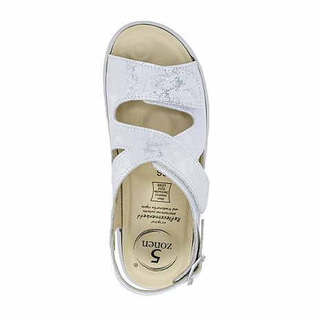 Сандалии ортопедические Ортобум женские 20323-01 белые. Изображение 4 из 7