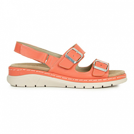 Сандалии Suave Mostar женские 12506T-1P28 коралловые. Изображение 2 из 4