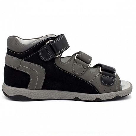 Сандали ортопедические Сурсил-Орто для мальчиков 55-520M серые. Изображение 2 из 4